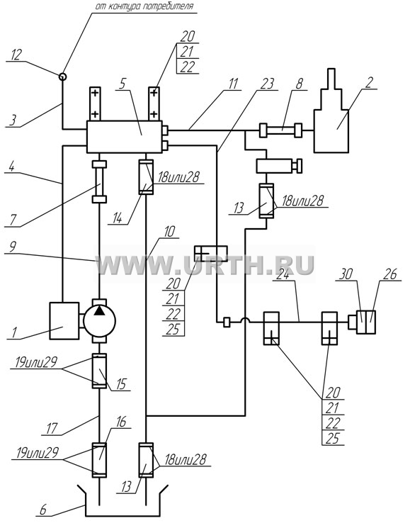 65115-8600003-10 СПГ Опрокидывающее устройство ( для самосвала –тягача)